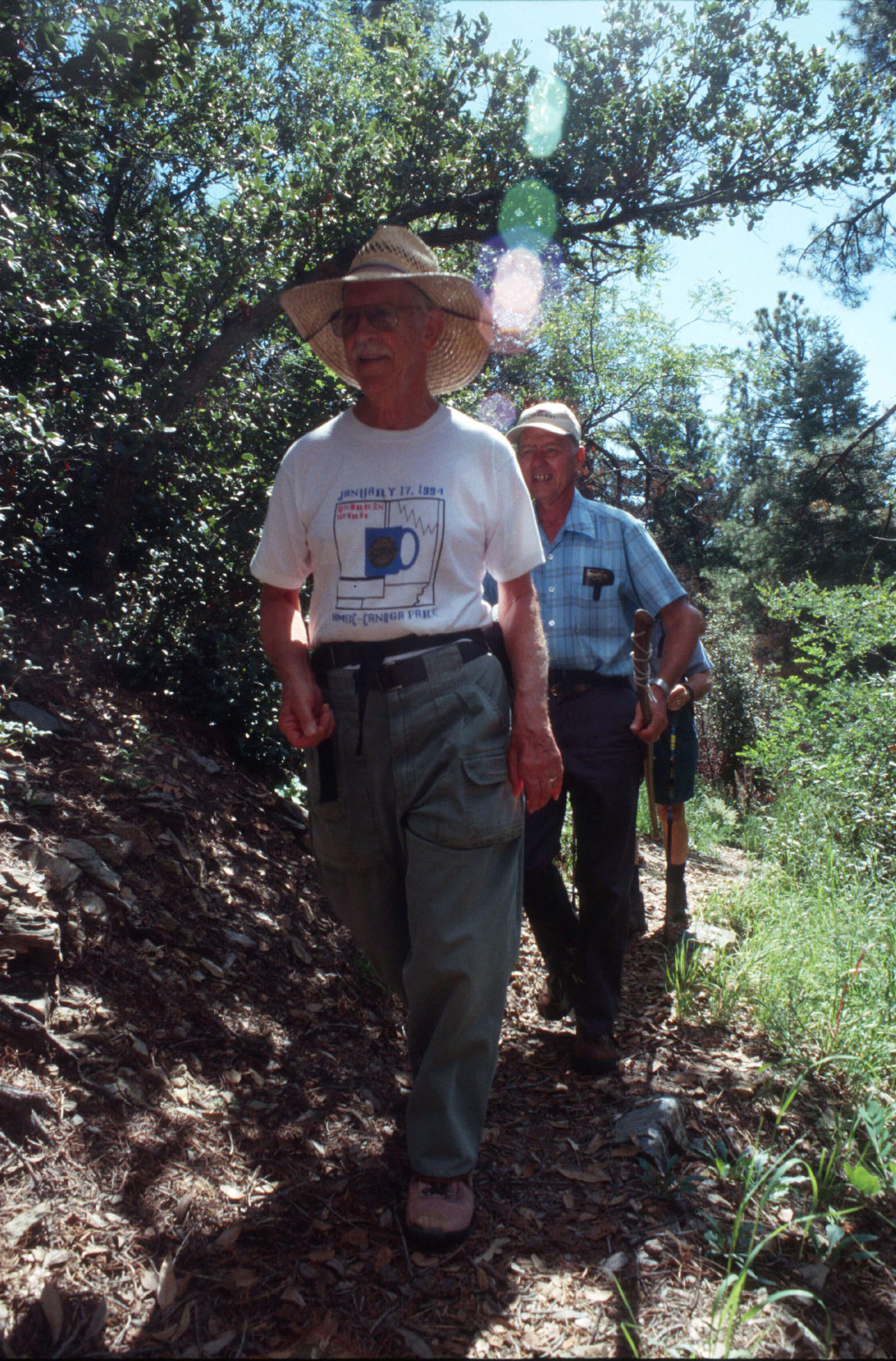 Trails on the eastern slopes of the Santa Catalina Mountains